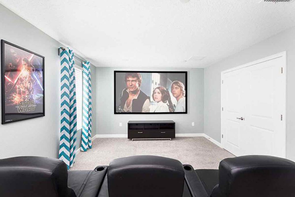 Mics Mansion 8 Bedrooms Vacation Home Theater 1