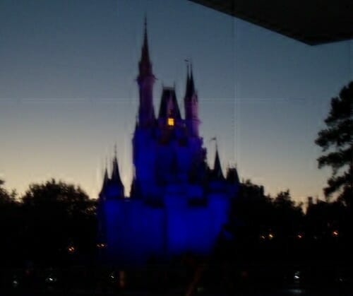 Nighttime at Disney World Castle