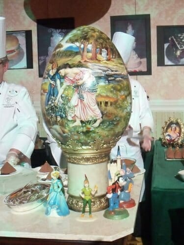 Elaborate eggs at Grand Floridian