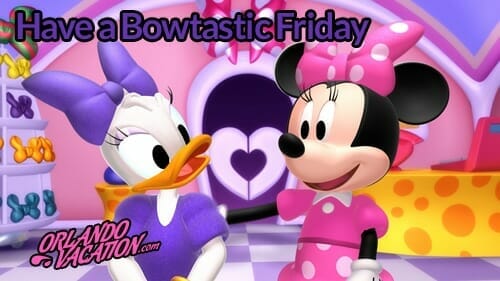Have a Bowtastic Friday from OrlandoVacation.com