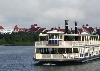 Boat Ferry across Disney World Parks