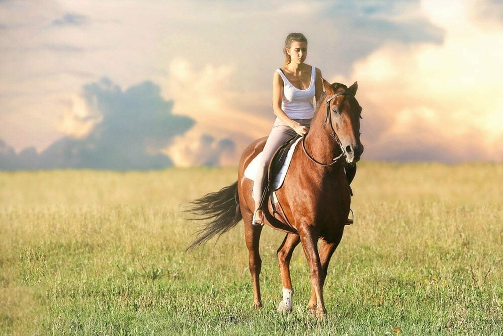 HRO Woman On Horse