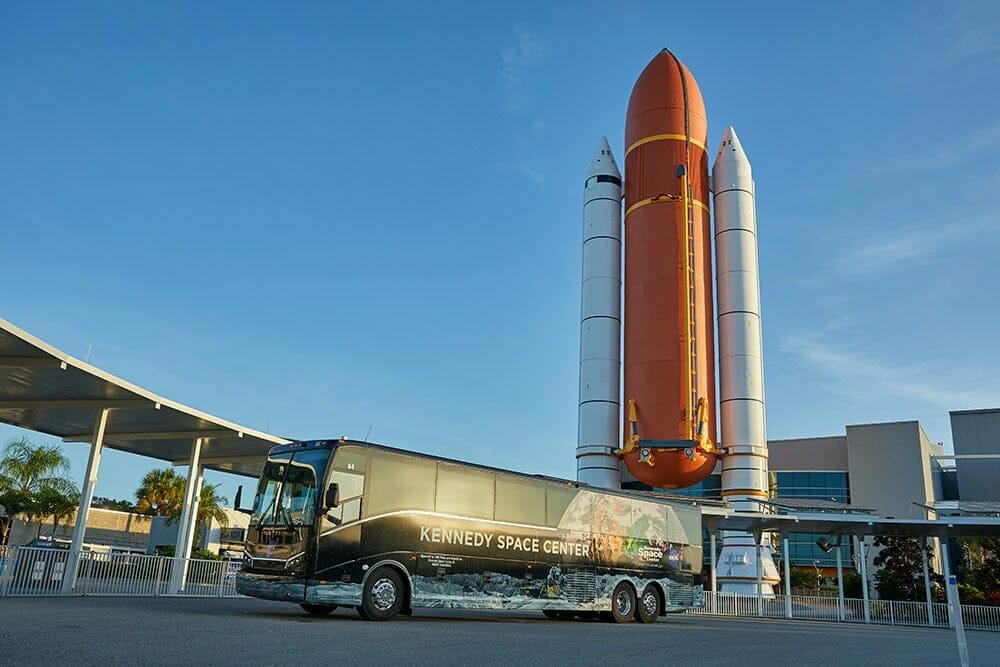 Kennedy Space Center VIP bus