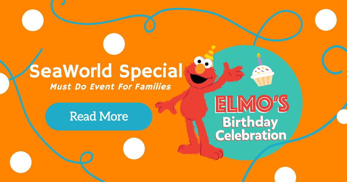 Elmos birthday celebration at seaworld