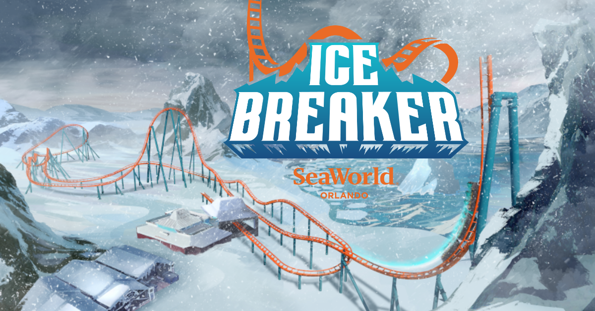 SeaWorld Orlando Ice Breaker Coaster